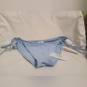 Flagpole Swim Light Blue Bikini Bottom, Size- Medium
